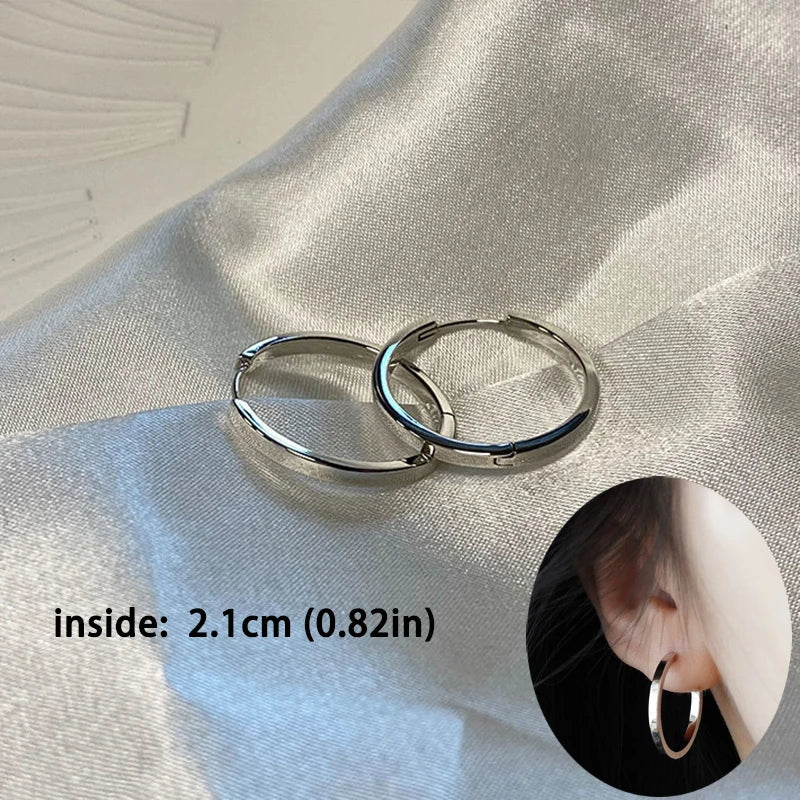 Trendy High-quality Twisted Hoop Earrings Ear Rings for Women Silver Color Designer Jewelry New Arrival 2022